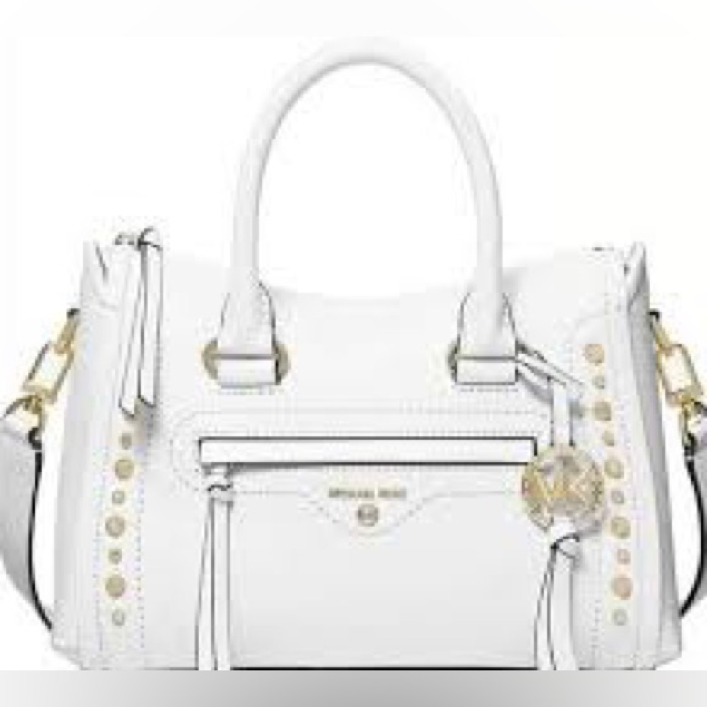 MICHAEL MICHAEL KORS
Carine Medium Pebbled Leather Satchel